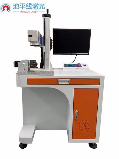 Raycus Jpt Mopa 20W 30W 50W 60W 80W 100W 120W Faserlaser-Schneidgravur-Markierungsmaschine mit rotierendem Metallschmuck-Kunststoff-Gravurmarker